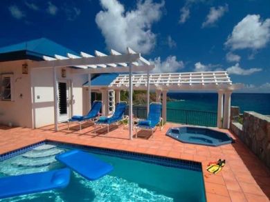 St. John, US Virgin Islands vacation villa with pool & hot tub