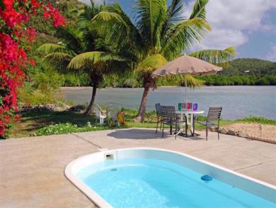Beachside private pool