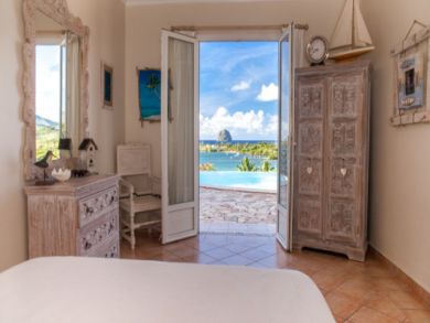 Master bedroom with ocean view