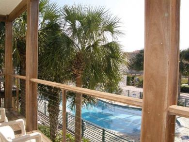 Pool View from Balcony