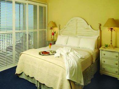 Master bedroom with king bed