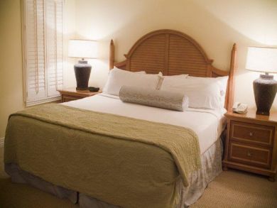 Bedroom with king bed