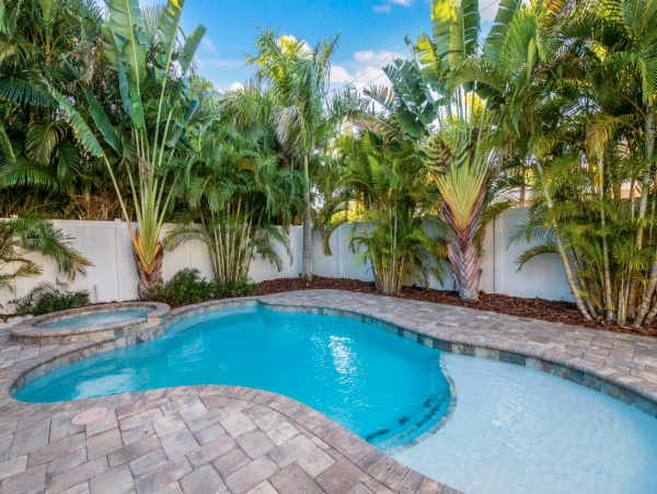 Coastal Anna Maria Island Vacation Pool Home Walk to Beach