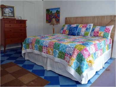 Bedroom with king bed
