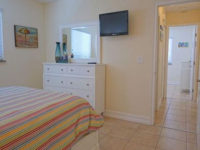 Flat Screen TV in Bedroom