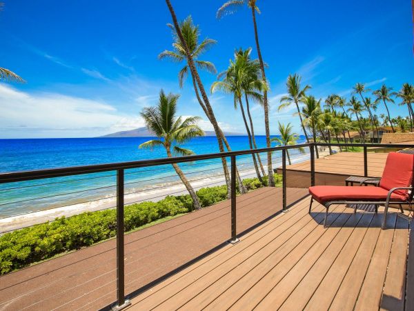 Lahaina Vacation Rental Beach Condo Full Ocean View Sleeps 8