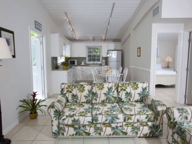 Open living & dining area