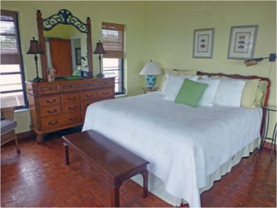 Master bedroom with king bed