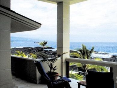 Panoramic coastal views from balcony Panoramic coastal views from balcony
