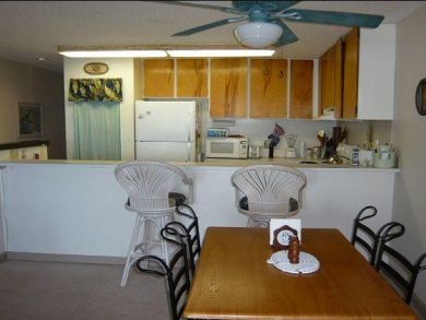 Dining area seats four Dining area seats four
