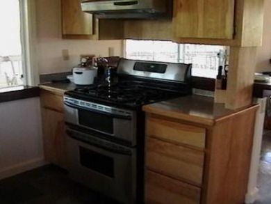Kitchen with stainless steel appliances Kitchen with stainless steel appliances