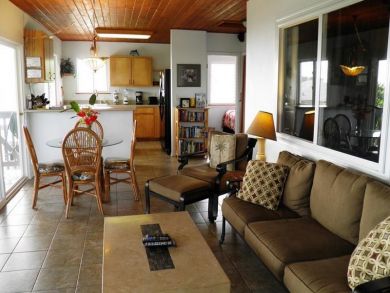 Open living & dining area
