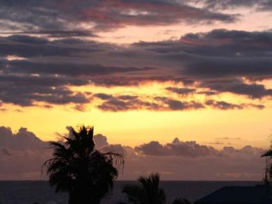 Sunrise view from third floor