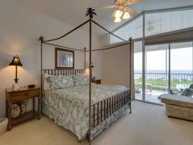 Master bedroom with king bed