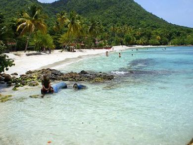 Sandy beach