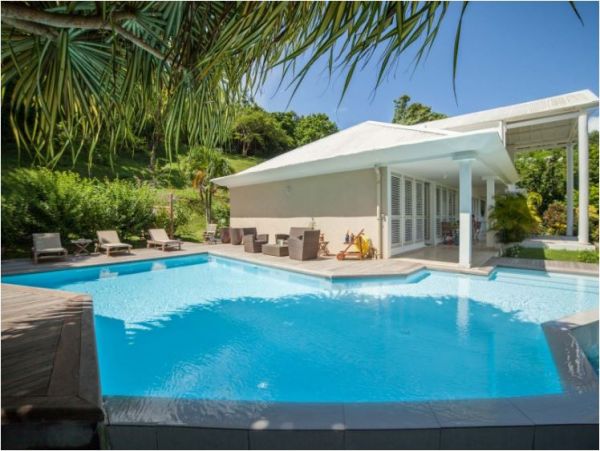 Martinique Luxury Vacation Pool Villa Walk to Beach Sleeps 8