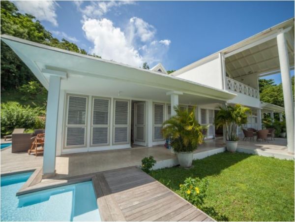 Martinique Luxury Vacation Pool Villa Walk to Beach Sleeps 8