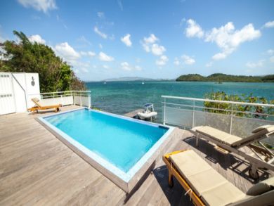 Oceanfront vacation home in Les Trois Ilets, Martinique