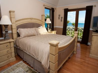 Master bedroom with king bed