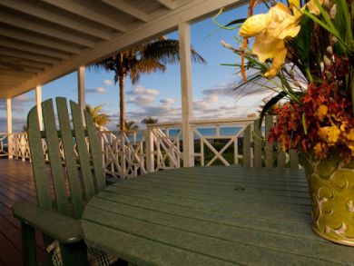 Porch with outdoor furniture