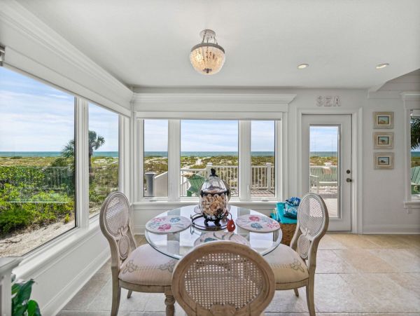 Boca Grande Vacation Rental Town Home Gulf Front Home with Balcony