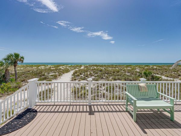 Boca Grande Vacation Rental Town Home Gulf Front Home with Balcony