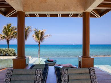 Beach front porch