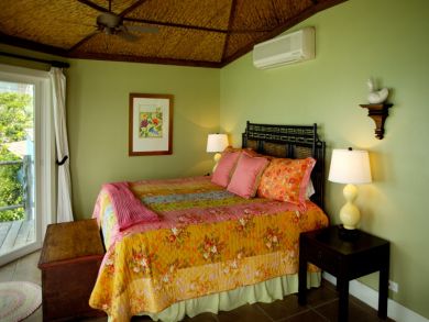 Master bedroom with king bed