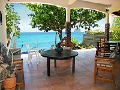 Porch with ocean view