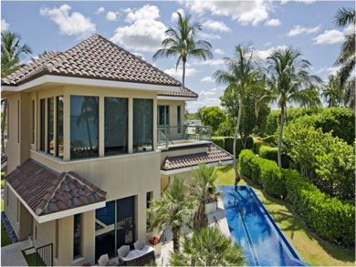 Rear view of property