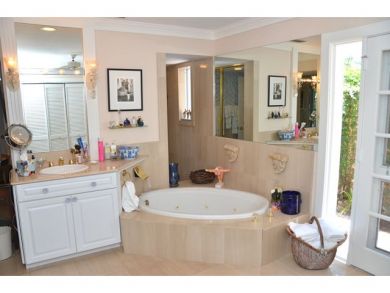 Bathroom with whirlpool tub Bathroom with whirlpool tub