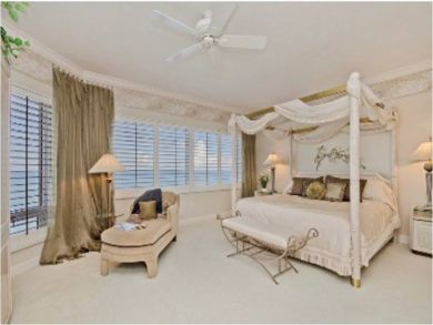 Master bedroom with king bed