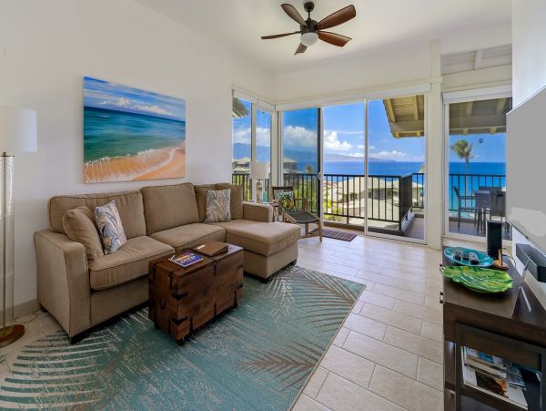 Ocean Views Lahaina Vacation Condo One Bedroom