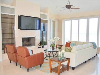 Living room with flat screen TV Living room with flat screen TV