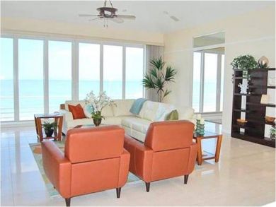 Living room with gulf view Living room with gulf view