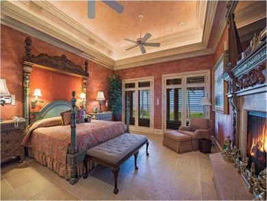 Master bedroom with king bed