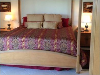 Master bedroom with king bed