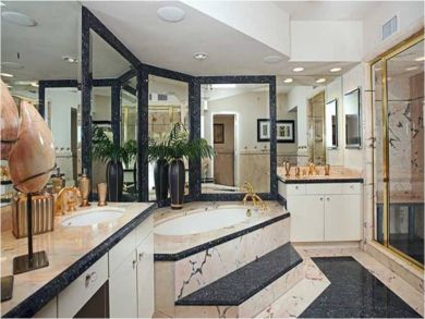 Bathroom with tub and shower