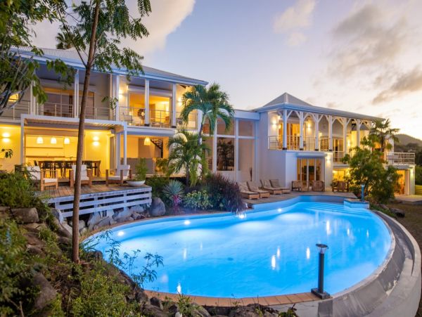 Saint Martin Luxury 7 Bedroom Vacation Villa Private Pool