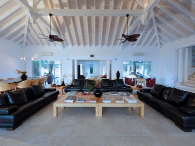 Open living & dining area