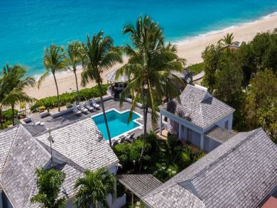 Aereal view of pool & beach Aereal view of pool & beach