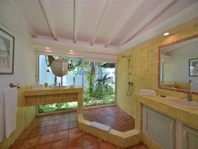 Bathroom with walk-in shower