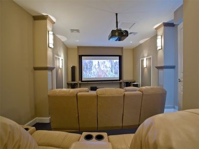 Movie screening room