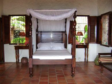 Master bedroom with king bed