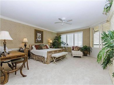 Master bedroom with king bed