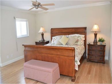 Master bedroom with king bed