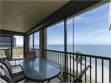 Beach front condo in Naples, Florida