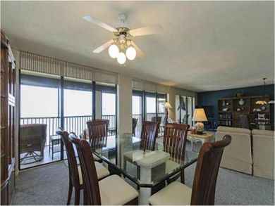 Dining room seats six