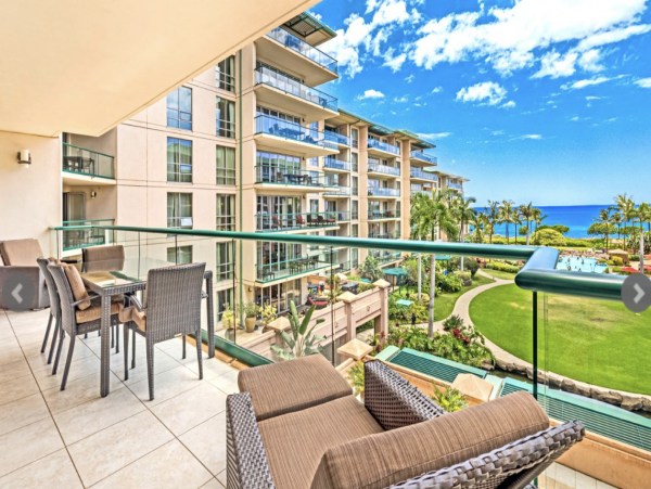 Kaanapali Three Bedroom Beach Condo Sleeps 8 Ocean Views