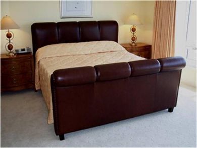 Master bedroom with king bed